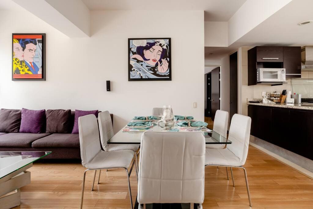 Beautiful Apartment In Polanco Area With Amenities Cidade do México Exterior foto